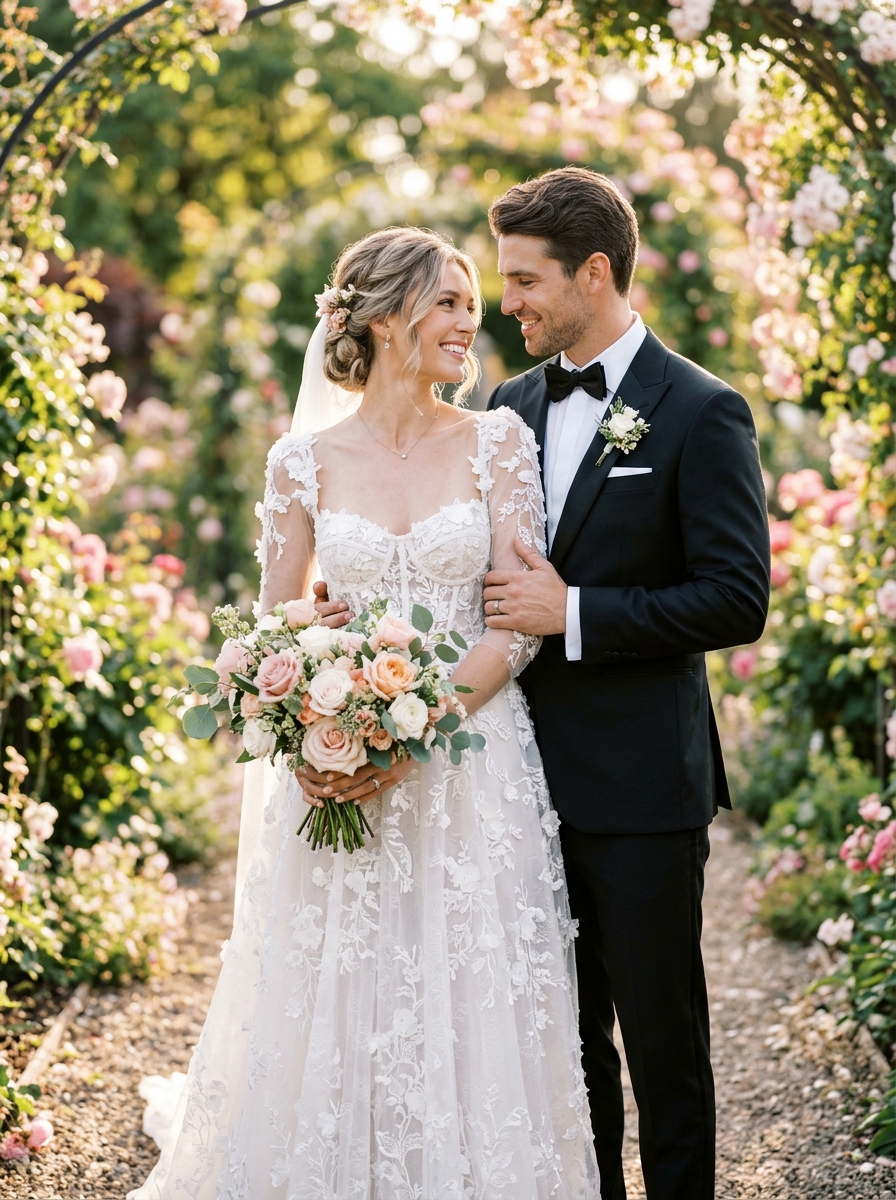 Fine Art Wedding Bride and Groom
